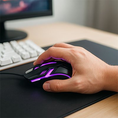 Souris filaire QOREXIA noir