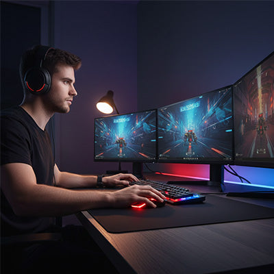 Souris filaire ergonomique vexaro gamer