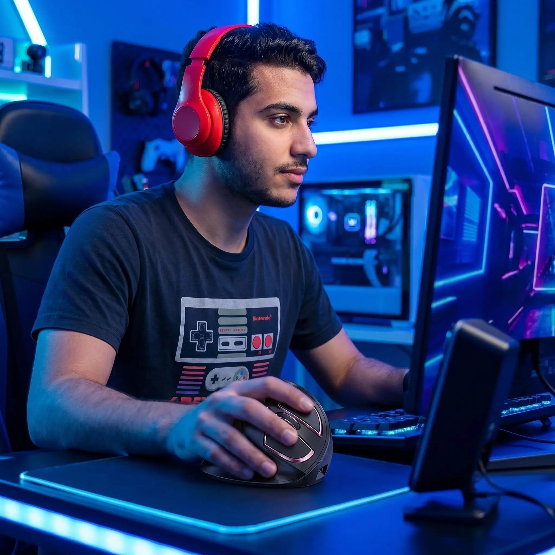 Souris gamer verticale BloomKey ergonomique