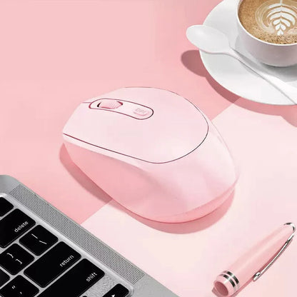 Souris sans fil axis rose