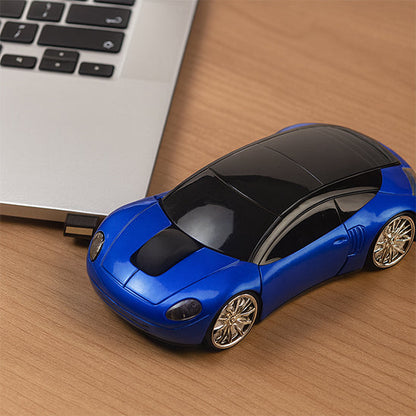 souris sans fil nibex voiture bleue