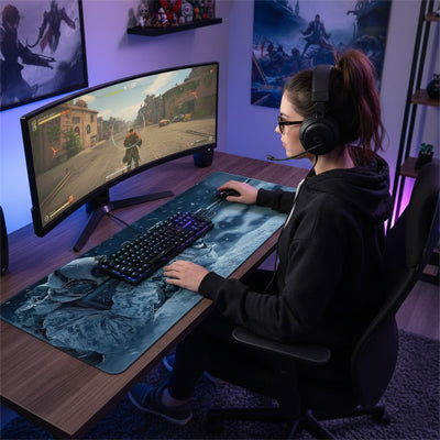 Tapis souris xxl gn taqtik fx protège bureau