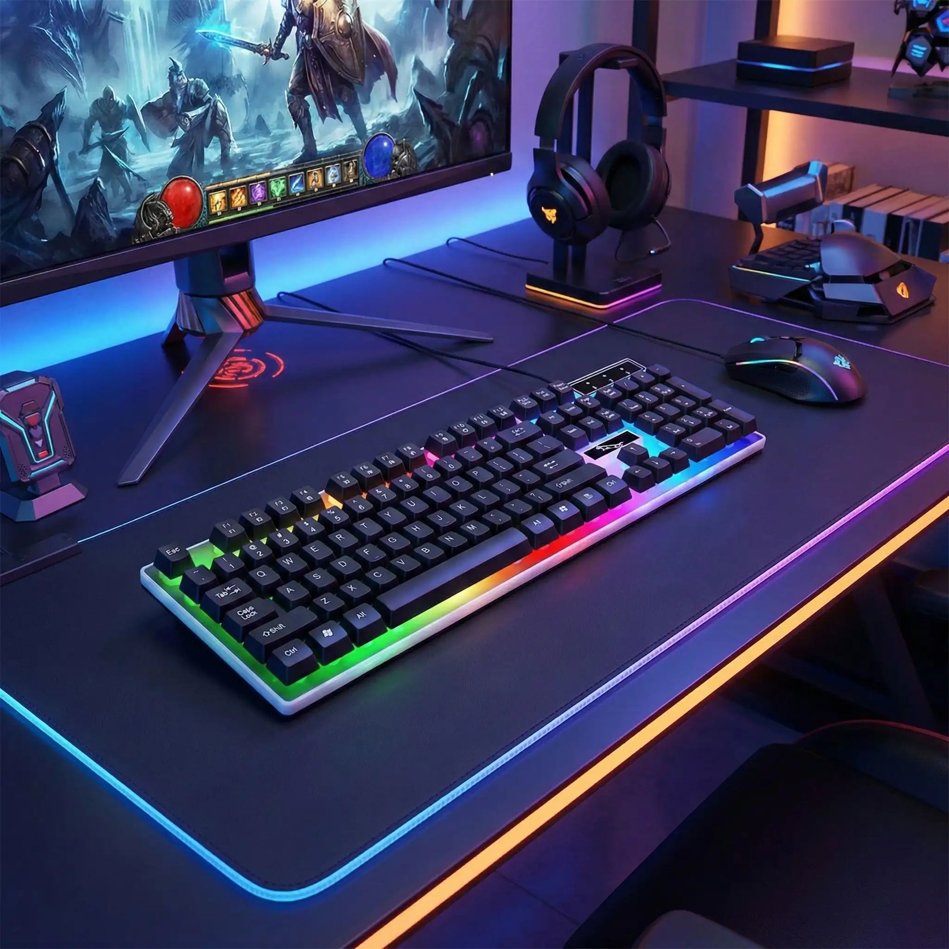 clavier gamer nurkey éclairage RBD