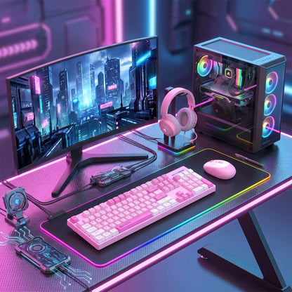 clavier gamer et souris GN Sakura setup gaming