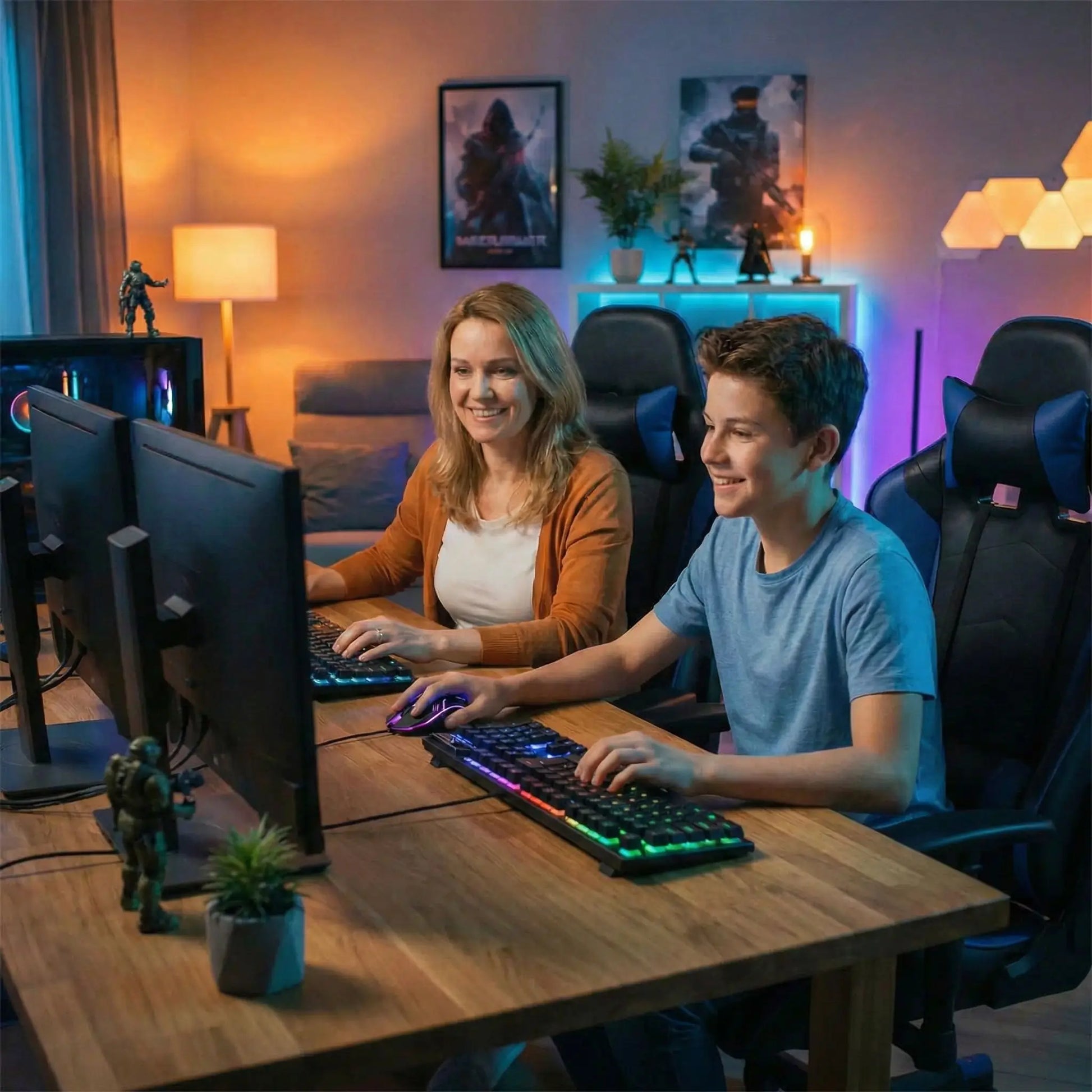 Clavier et souris gamer Rootboard famille
