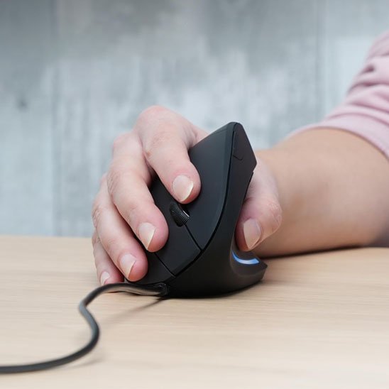 Souris ergonomique KLIKO filaire