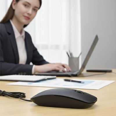 Souris filaire CLYX noir