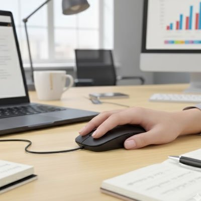 Souris filaire CLYX pratique