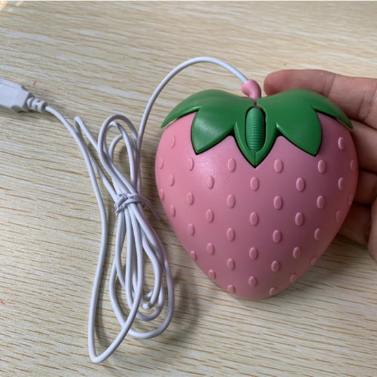 Souris filaire ludique fraise| SWYX™