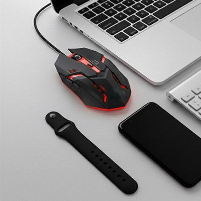 Souris filaire VEXARO ergonomique