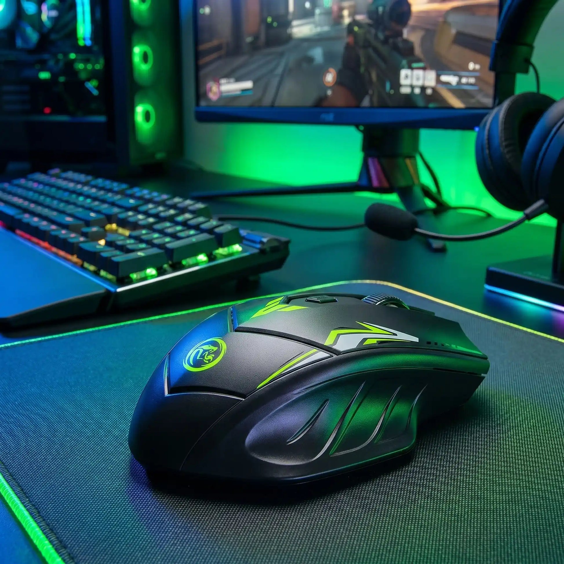 souris gamer sans fil TapX noir