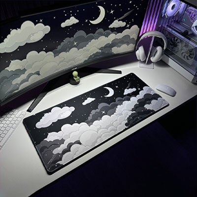 Tapis de souris XXL GN CloudFX design nuage