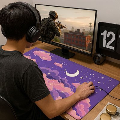 Tapis de souris XXL GN CloudFX gamer