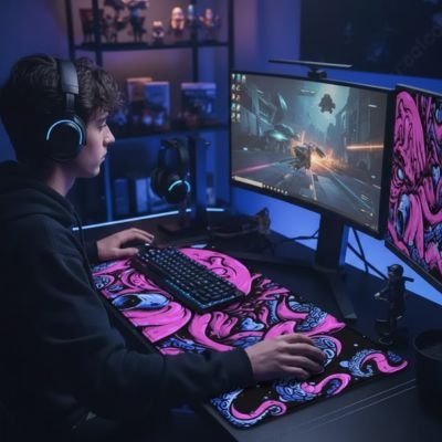 Tapis de souris XXL GN Clutch Bloom gaming
