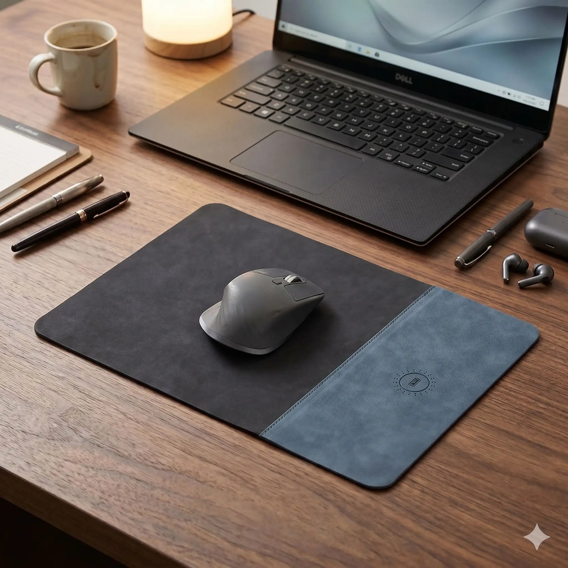 tapis de souris induction ZeroSlip bleu