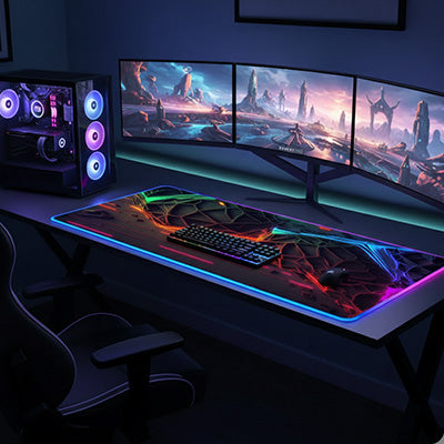 Tapis de souris xxl gn aim pro protège bureau